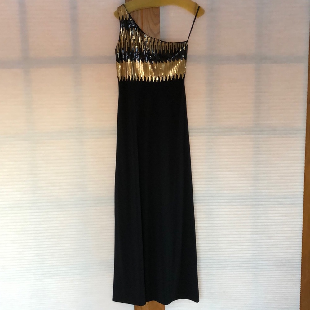 David Meister Long Evening Gown.